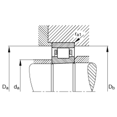 圓柱滾子軸承 N1026-K-M1-SP, 浮動軸承，帶錐孔，錐度 1:12，可分離，帶保持架，減少的徑向內(nèi)部游隙，加嚴(yán)公差